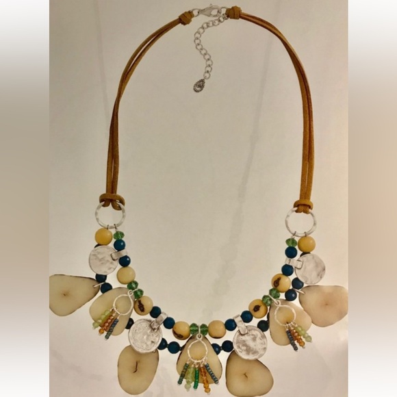 ‼️FINAL PRICE‼️ Silpada Polished Palms SS Tagua Nut Necklace (N3307) - Picture 11 of 12